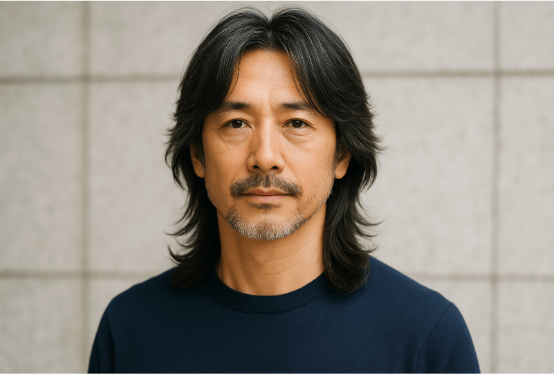 ウルフカット メンズ|40代に似合う自然なスタイル