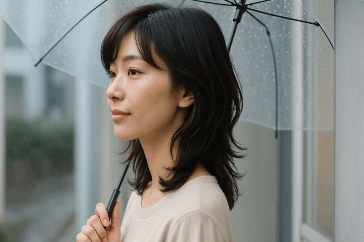 湿気に勝つ！梅雨でも崩れない髪へ2
