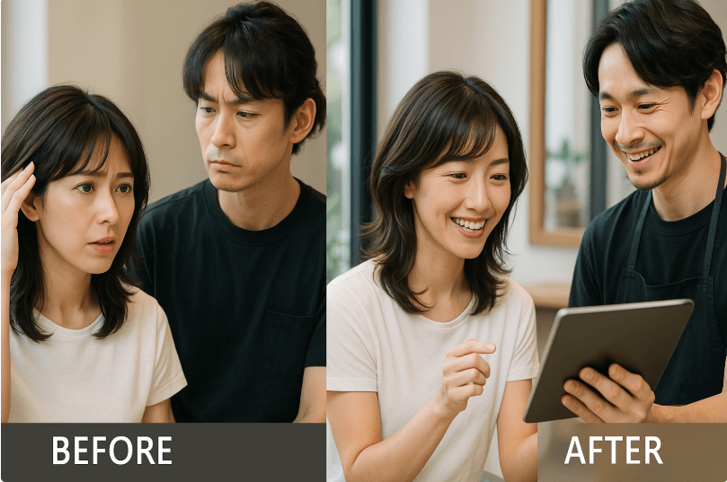 美容師に伝わる言葉の使い方