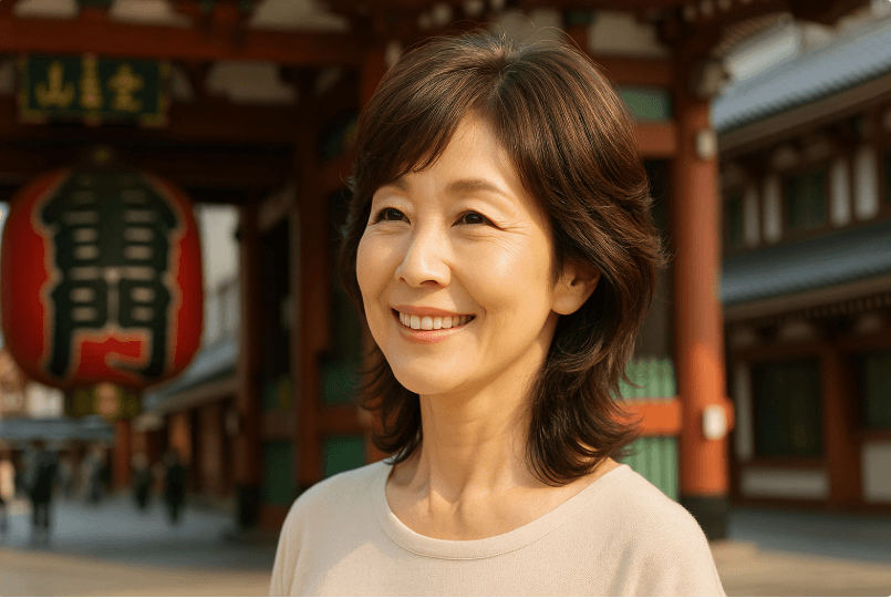 若見えツヤ髪！50代ウルフの極意